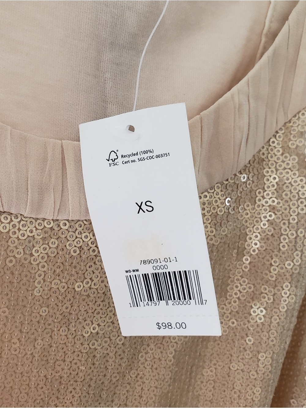 Cache Tan Cropped Cable Knit Sweater - Picture 4 of 4